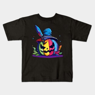 Helloween Wpap Art Kids T-Shirt